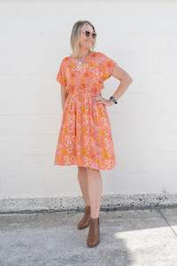 Boho Malia Dresses: Tangerine Dove - Shorter Boho Malia Dress