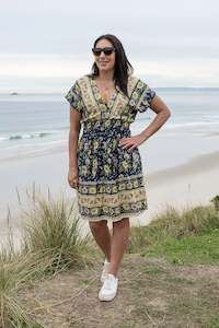 Golden Sweet Pea - Shorter Boho Malia Dress