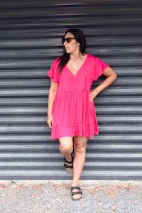Hot Pink - Boho Loose Kara Tunic