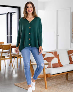 All Nooz Cardis: Forest - Chelsea Knit