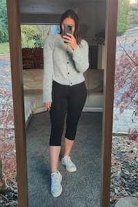 Shopyapps Product Labels Best Selling: 3/4 Leggings - Black