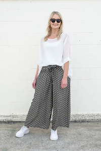 Loose Tie Palazzo Pants - Circle of Life
