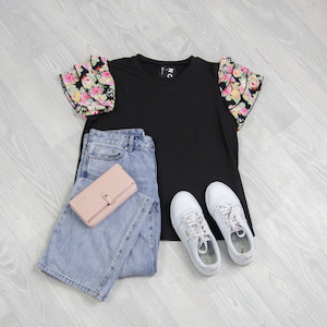 Flutter Sleeve Tees: Rosie Ruffle Sleeve Top