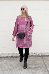Geo Tunic/Dress - Pink