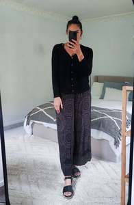 Knits: Black - Soft Button Up Pannarai Cardigan