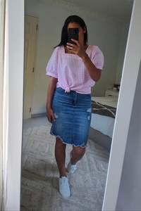 PRE-ORDER** Elsie Gingham Top - Pink