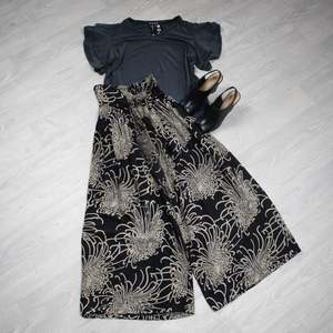 Pants Skirts: Loose Tie Palazzo Pants - Dahlia