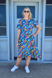 Nula Dress -Summer Ocean