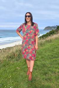 Dresses: Lantern Floral - Smock Dress