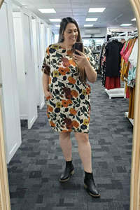 Autumn Floral - Smock Dress
