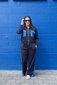 Black - Rylee Hooded Zip Up