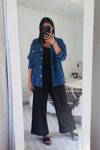 Medium Denim - Daydreamer Shacket