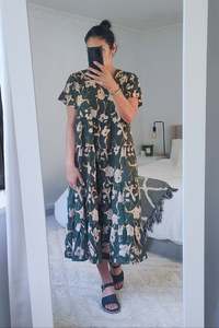 Dresses: Nula Dress - Green Garden