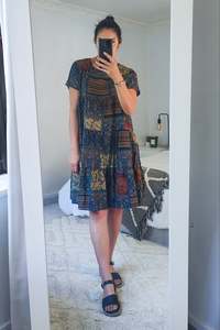 Dresses: Tiered Babydoll Dress - Beatnik
