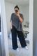 Floaty Chiffon Top - Grey