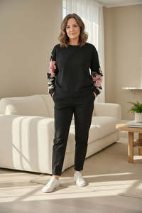 Tops: Floral Sleeve Odette Top