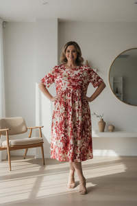 Raspberry - Vintage China Dress