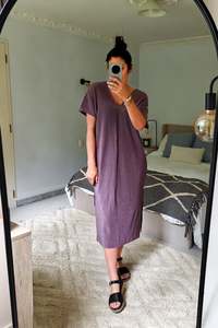 Dresses: Pleated  Zara Dress - Lilac