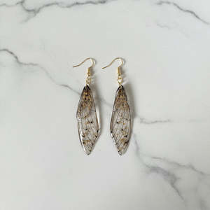 Monarch Butterfly Resin Earrings