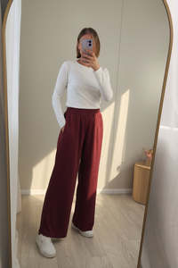 Pants Skirts: Soft Burberry - Relaxed Fit Pants