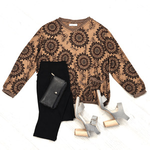 Lila Jersey - Fawn & Chocolate