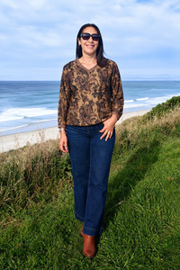 Acrylic Jerseys: Lila Jersey - Fawn Paisley