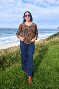 Lila Jersey - Navy Rembrandt