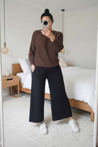 Black - Lounge Culottes
