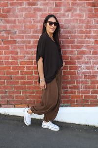 Pants Skirts: Chocolate Harem Pants