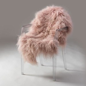 Tibetan Sheepskin - Marshmallow Pink - Noozi