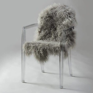 Tibetan Sheepskin - Steel Grey - Noozi