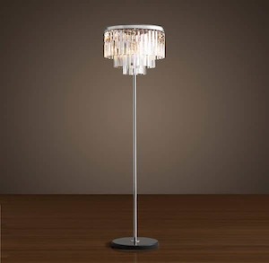 Products: Crystal Drama Floor Lamp - Noozi
