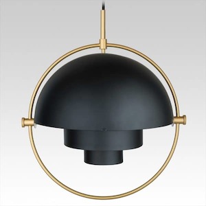 Products: Multi-Lite Pendant (brass/black) - Noozi