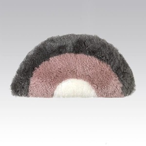 Lambs Wool Kids Cushion - Rainbow - Noozi