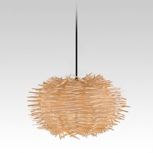Products: Roost Pendant 400 (natural) - Noozi
