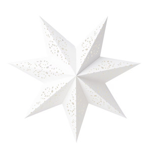 Ikea: Ikea Strala Lamp Shade Star 48cm, White