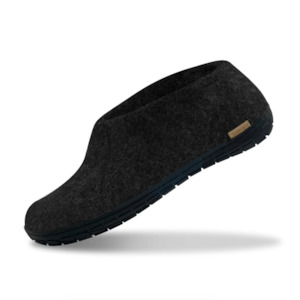 Glerups: Glerups The Shoe -  Black Rubber Sole