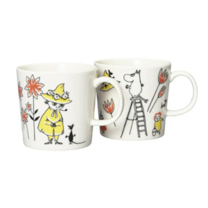 Moomin Mugs By Arabia: Moomin Mug by Arabia, ABC, 2-Pack