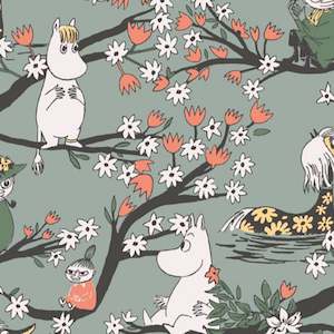 Kitchenware: Moomin Serviette 20-Pack, Love Green
