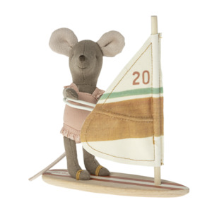 Maileg Vacation Collection: Maileg Beach Mouse, Surfer Little Sister