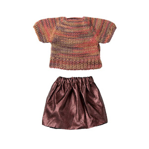 Mouse In A Matchbox: Maileg Skirt and Knitted Blouse Mum Mouse PRE-ORDER