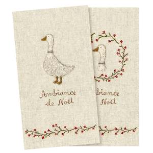 Tableware: Maileg Napkin Goose, Large