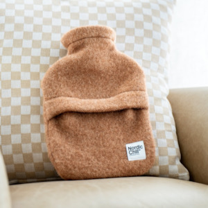 Hygge Hot Water Bottle, 2L, Cinnamon