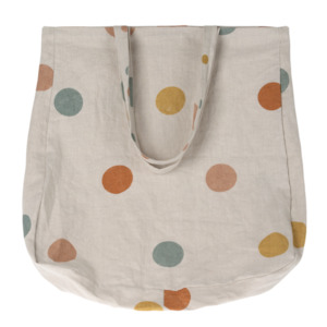 Maileg Cards Serviettes Bags: Maileg Tote Bag Large, Multi Dots