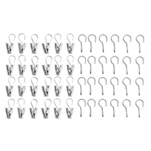 Ikea Kitchen Accessories: Ikea Riktig Curtain Clip, 24-Pack
