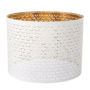 Ikea Lamp Shades Candles: Ikea Nymö Lamp Shade, White/Brass, 44cm