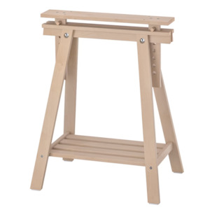 Ikea Mittback Trestle Legs, 58x70-93cm x2, Birch