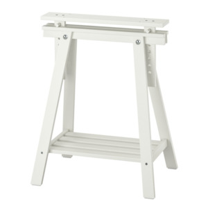 Ikea Mittback Trestle Legs, 58x70-93cm x2, White
