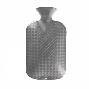 Hot Water Bottles: Fashy Hot Water Bottle Classic 2.0 L, Grey