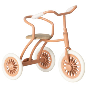 Maileg Abri A Tricycle Collection: Maileg Tricycle for Mouse with Abri à Tricycle, Coral